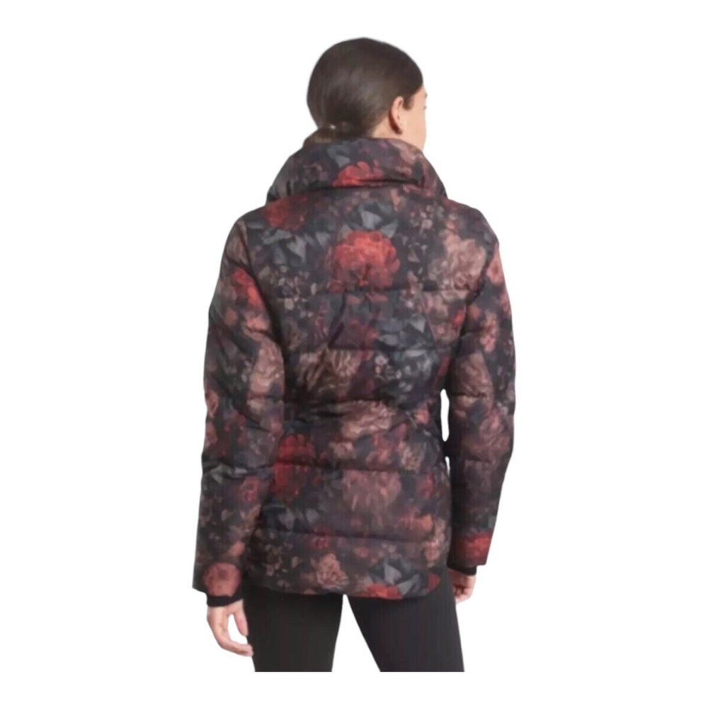 Athleta Antoinette Norwegian Floral printed Puffer Jacket size S NWOT - Picture 2 of 12
